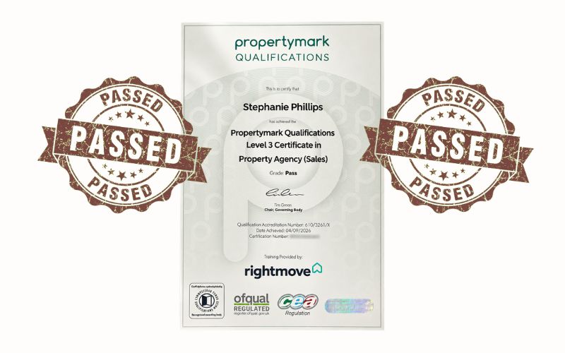 Steph Phillips Achieves Level 3 Property Agency Qualification